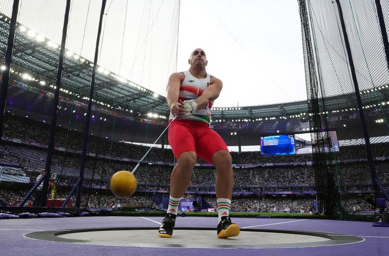 Halász Bence ezüstérmes lett a Párizsi Olimpia férfi kalapácsvetés döntőjében