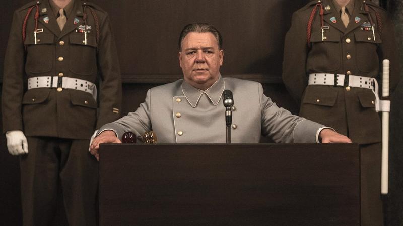 Russell Crowe mint Hermann Göring a budapesti Nürnberg forgatásán