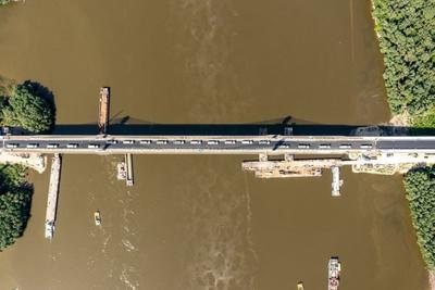 Új Kalocsa-Paks Duna-híd állja a próbát: sikeres terhelési tesztek