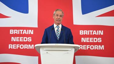 Farage vezette Reform UK párt beelőzte a brit Konzervatívokat