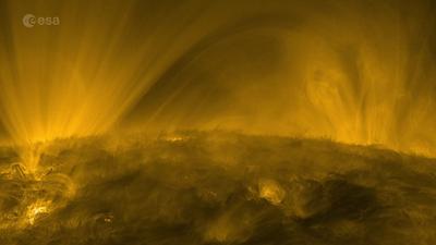 A Nap felszínéről készült lenyűgöző videót mutat be az ESA