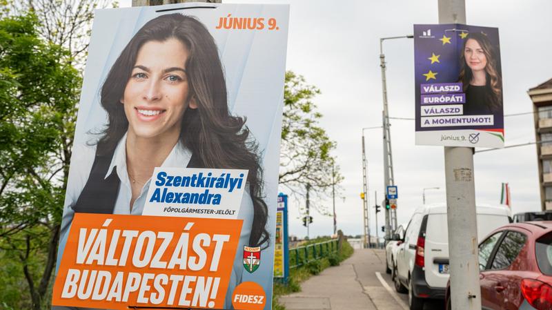 A Budapest Közút eltávolítja a közlekedést veszélyeztető választási plakátokat