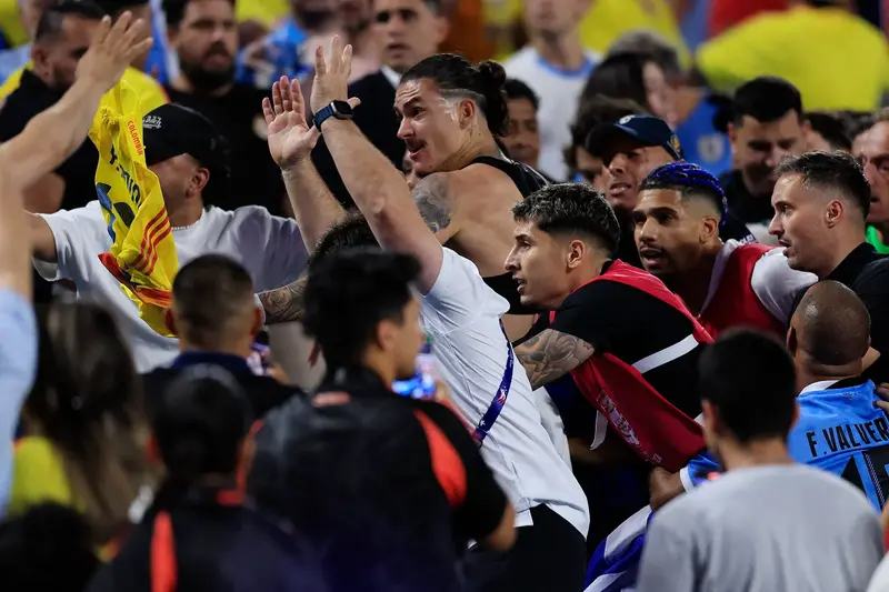 Tömegverekedés zárta a Copa América elődöntőjét Charlotte-ban