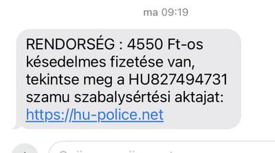 Csalók rendőrségi sms-ekkel adathalásznak - Ne dőlj be!