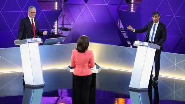 Sunak és Starmer éles vitája a brit választási műsorban