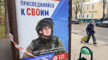 Oroszország szerződéses katonákkal erősít az ukrajnai veszteségek pótlására