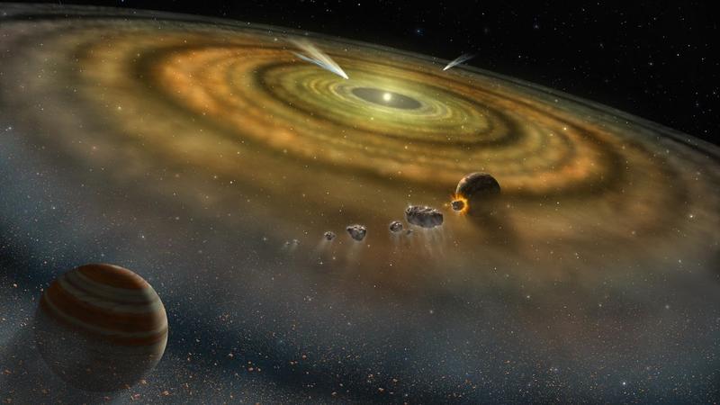 Aszteroidaütközés nyomaira bukkantak egy távoli csillagrendszerben