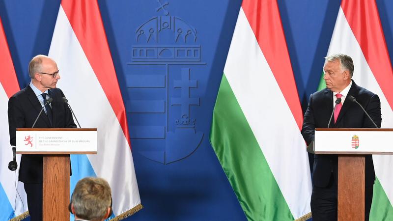 Orbán Viktor és Luc Frieden megvitatták Európa versenyképességét