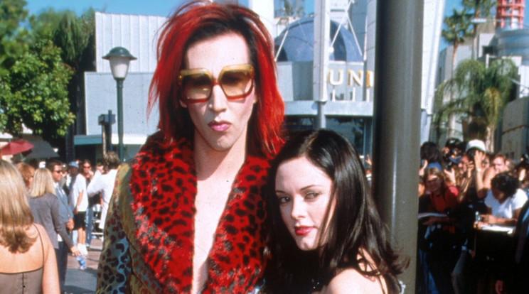 Marilyn Manson és Rose McGowan titkos vacsorája Hollywoodban?
