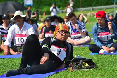 "Kiürítés" verseny Dél-Koreában: A semmittevés művészete