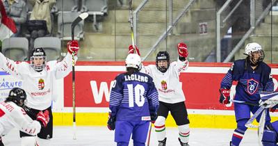 A magyar női jégkorong-válogatott győzelme Franciaország felett