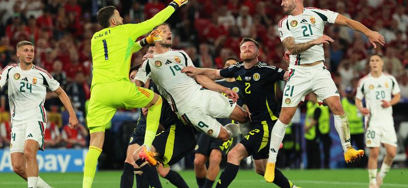 Dramatikus pillanatok a Skócia-Magyarország meccsen