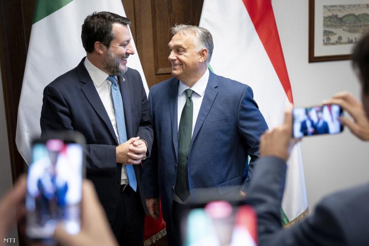 Orbán Viktor és Matteo Salvini találkozója a patriótamozgalom jegyében