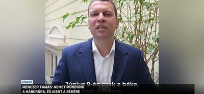 A köztévé újra politikai reklámot közvetített híradóként