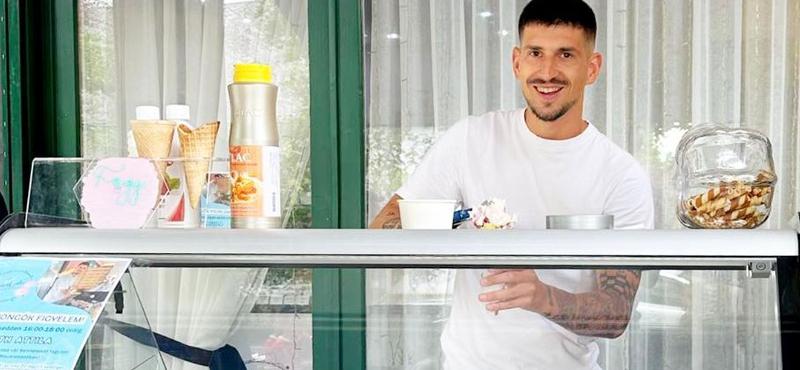 Magyar Kupa-győztes focista fagylaltosként dolgozik a szünetben