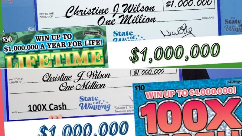 Christine Wilson kétszer nyert milliókat kaparós sorsjeggyel három hónapon belül