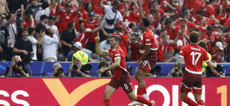 Svájc megdöbbentő győzelmet arat az olaszok felett az Európa-bajnokságon