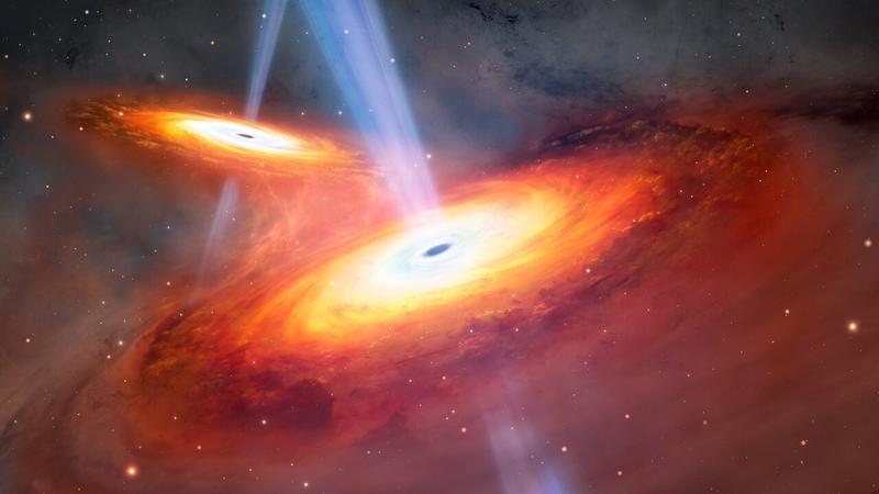 Csillagászok megfigyelték az eddigi legtávolabbi kvazárok összeütközését