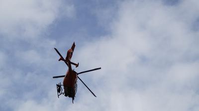 Mentőhelikopter mentett meg egy sérült férfit Békéscsabánál