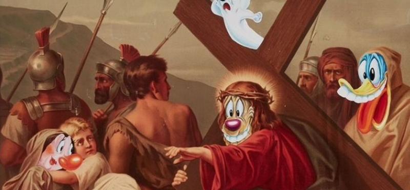 Fenyegetések hatására eltávolították a vitatott Jézus-festményt Liverpoolban