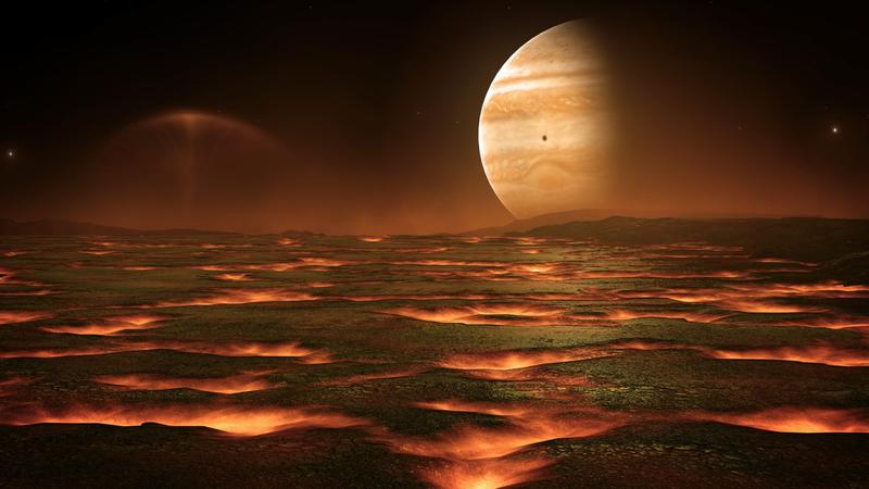 A Jupiter Io holdjának hatalmas lávatavai és titkai