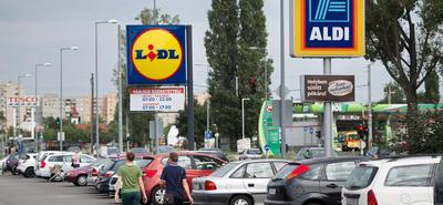 A Lidl erősödik, míg a Tesco forgalma csökken Magyarországon