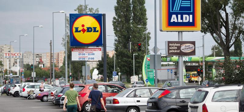 A Lidl erősödik, míg a Tesco forgalma csökken Magyarországon