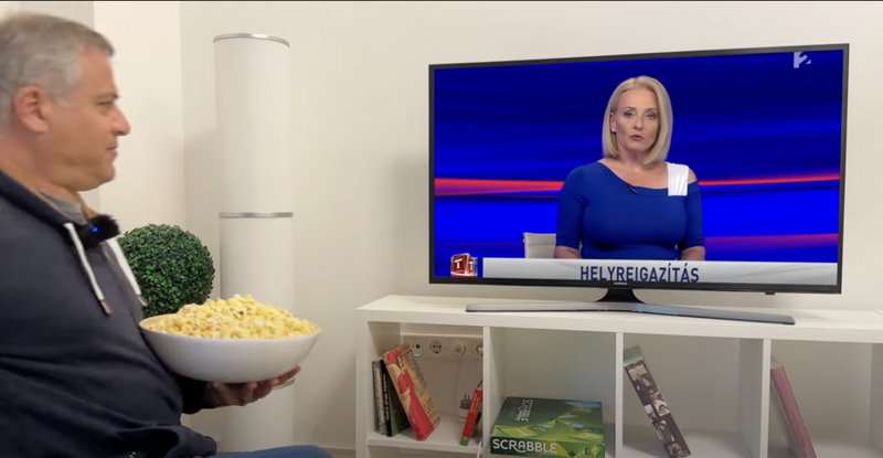 Juhász Péter harca a TV2 ellen: helyreigazítások és popcorn