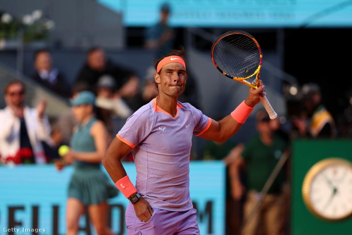 Rafael Nadal sima győzelmet aratott a madridi tenisztornán