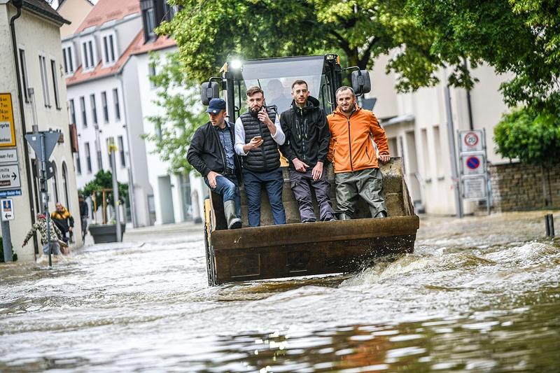 Az évszázad árvize sújtja Németország déli területeit