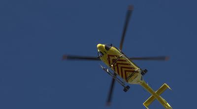 Mentőhelikopter szállította kórházba a súlyosan sérült idős nőt Mezőkövesdnél