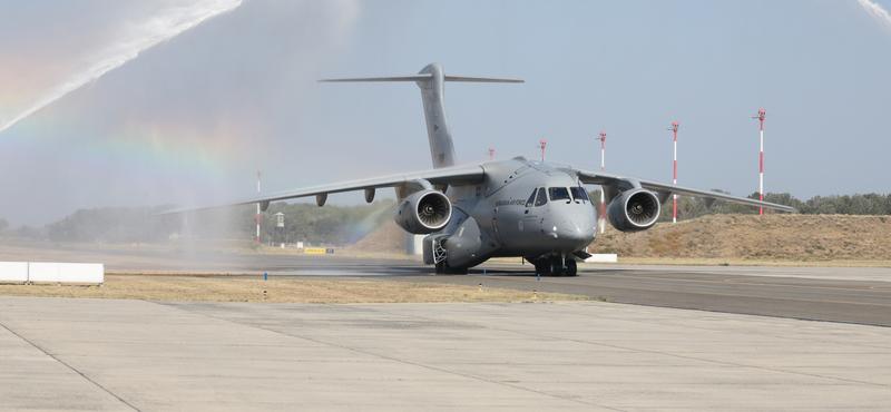 Magyarország első KC-390 Millennium szállítógépe megérkezett