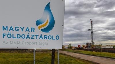 Magyarország gáztárolói rekordközeli teljesítménnyel büszkélkedhetnek