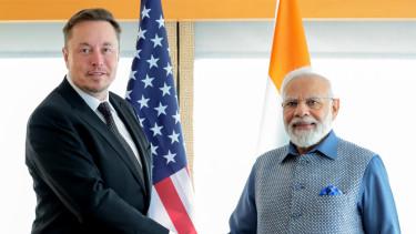 Elon Musk Újdelhiben tárgyal: Tesla gyár épülhet Indiában?