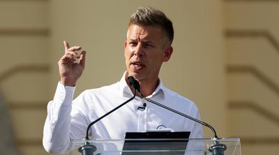 Magyar Péter a Tisza Párt alelnöke a politikai változások mellett áll ki