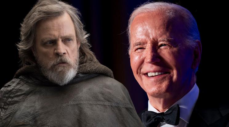 Mark Hamill és Joe Biden találkozója a Fehér Házban