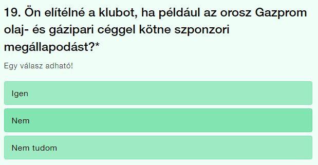 A Ferencváros és a Gazprom vitatott szponzorációs lehetősége