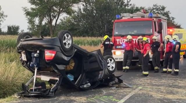 17 éves újonc sofőr súlyos balesete Celldömölknél