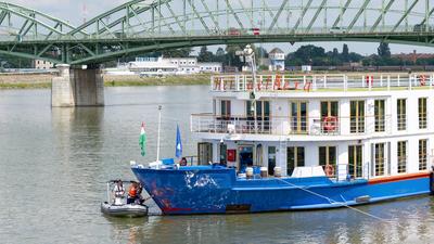 Az MS Heidelberg szállodahajó elhagyta Magyarországot a verőcei baleset után