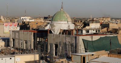 Öt pokolgépet találtak a moszuli an-Núri mecset falában