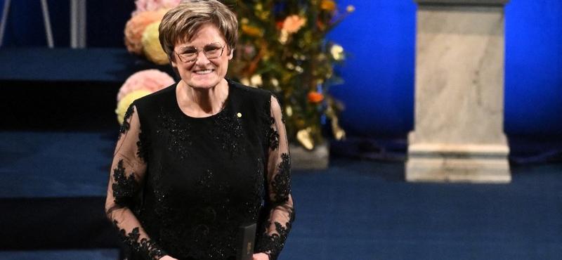 Nobel-díjas Karikó Katalin székfoglalója az MTA dísztermében
