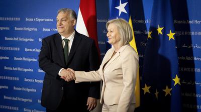 Orbán Viktor boszniai látogatása és állami kitüntetése