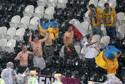 Európa-bajnoki meccset szakított félbe a heves esőzés