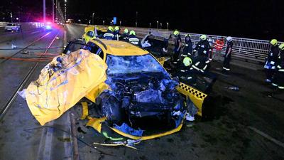 Tovább küzd a sérülésekkel az Árpád hídi baleset taxisofőrje
