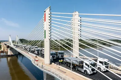 Csütörtökön átadják a Kalocsa és Paks közötti új Duna-hidat