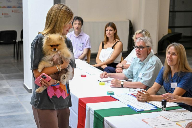 Európai Parlamenti választások: Kutyával szavazók Európa-szerte