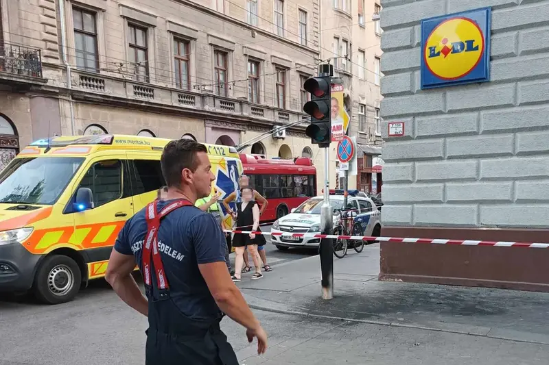 Villamos vezeték okozta robbanás a Lövölde téren – EON és Budapest Közút nyomoz