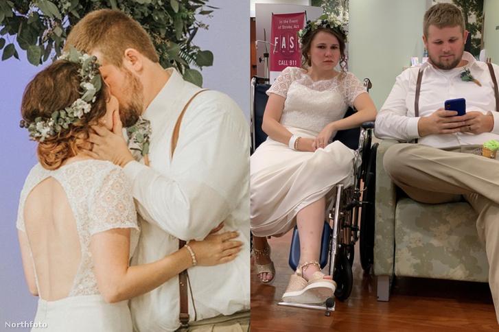Esküvői fotózás fordul tragédiába: menyasszony bokatöréssel a kórházban