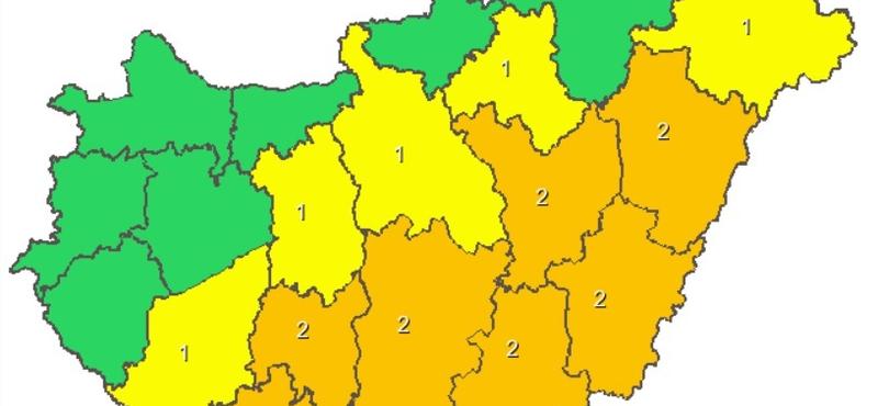 Zivatarok és kánikula - figyelmeztetések szerte az országban