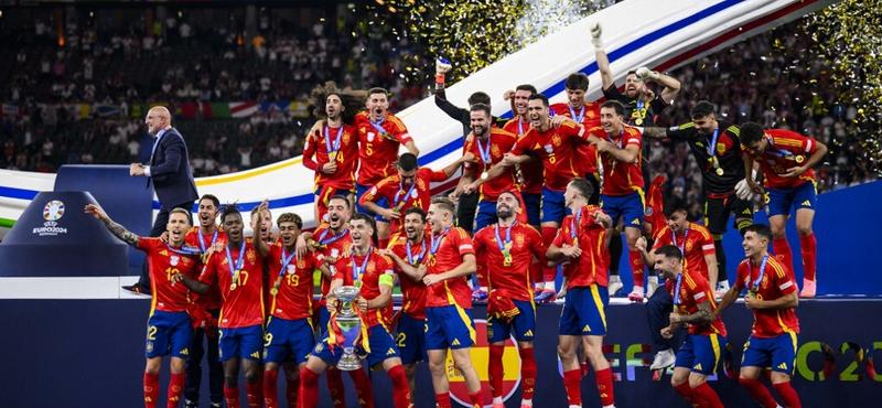 Spanyolország történelmi negyedik Eb-címét szerezte, Anglia ismét veszített